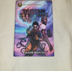 Tristan Strong Punches a Hole in the Sky by Kwame Mbalia - Purple/Blue Cover